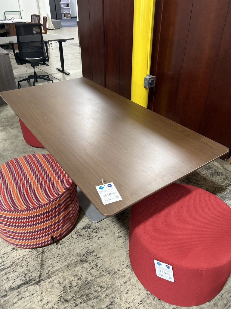 36x72 Walnut Top Occasional Table