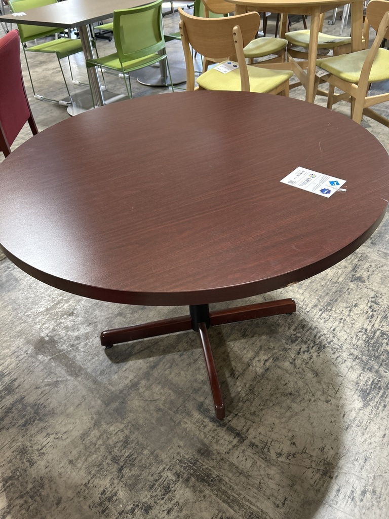 42" Round Table- Mah