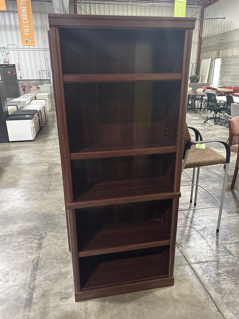 30x72" Mahogany Bookcase