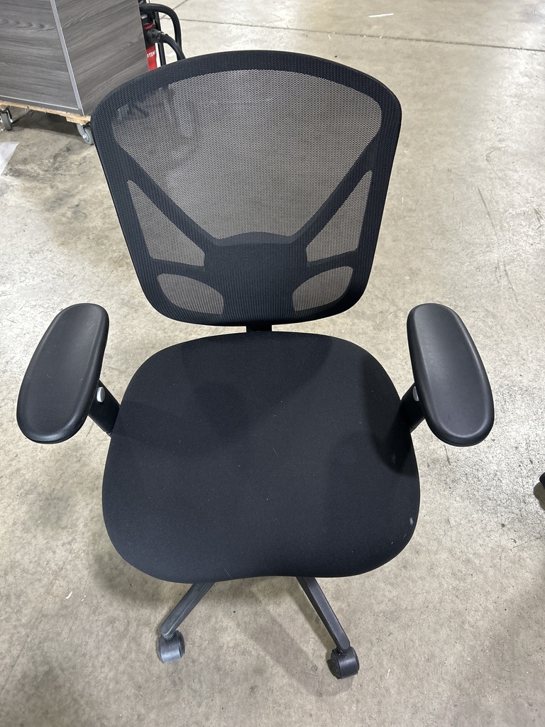 Black Mesh Back Task Chair - Round Back