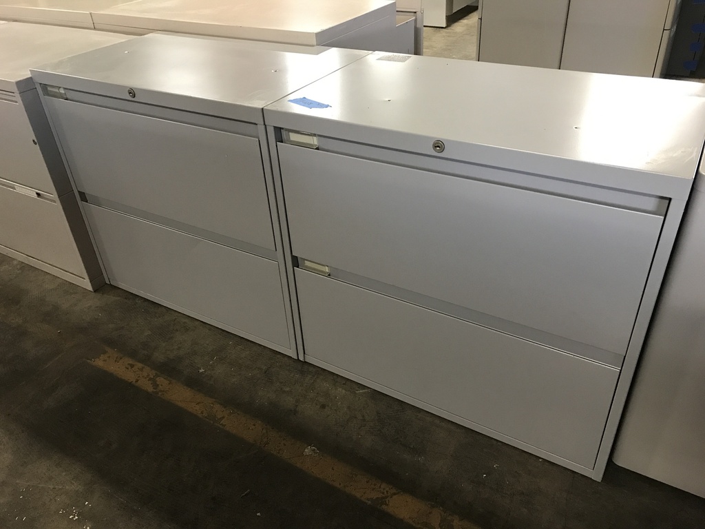 30"- 2 Drawer Lateral- Grey