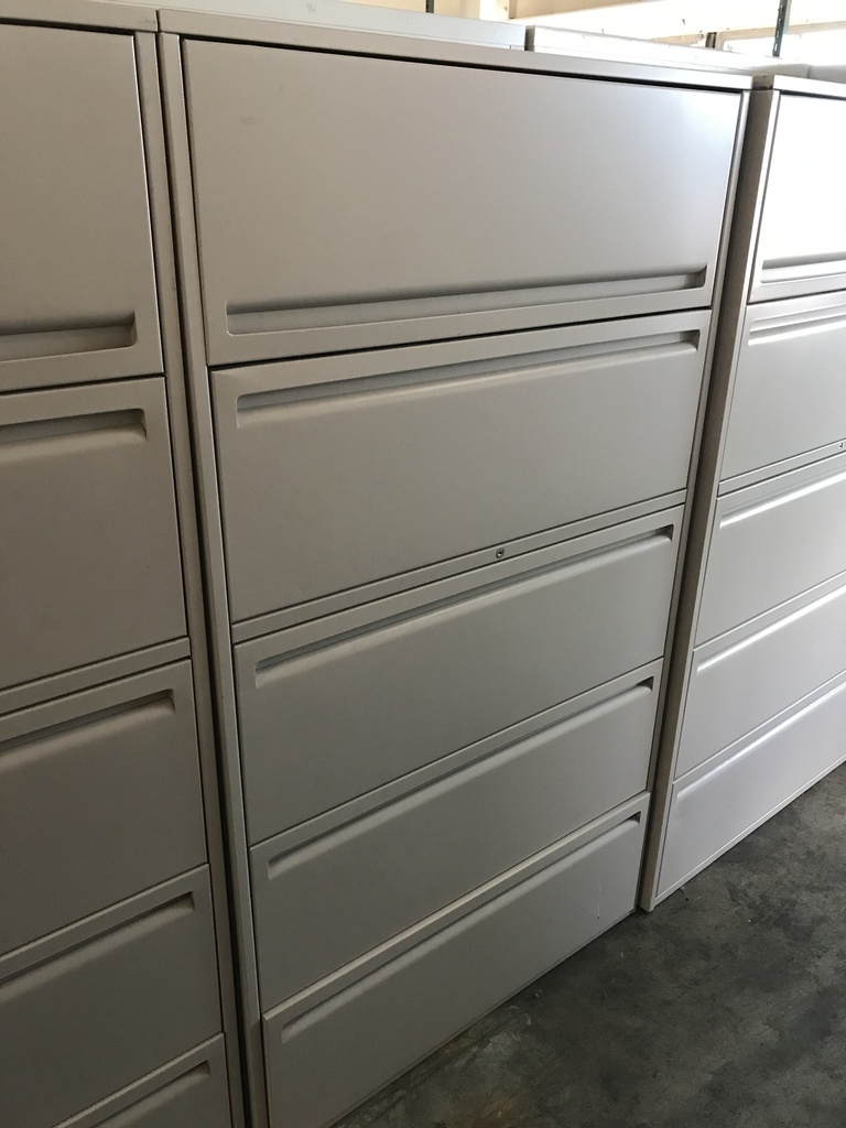 36" Hayworth 5 Drawer Lateral Putty