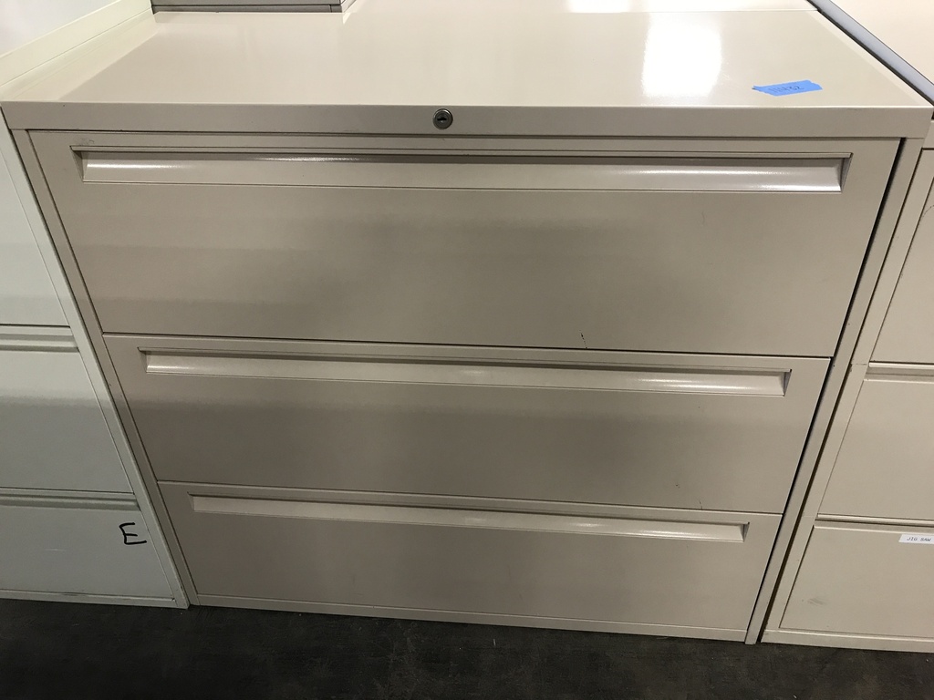 42"- 3 Drawer Lateral- Tan