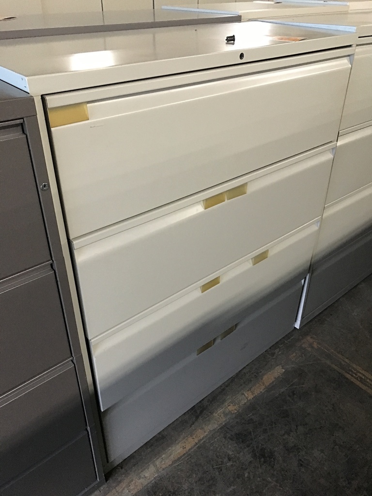 42" 4 Drawer Lateral Putty 