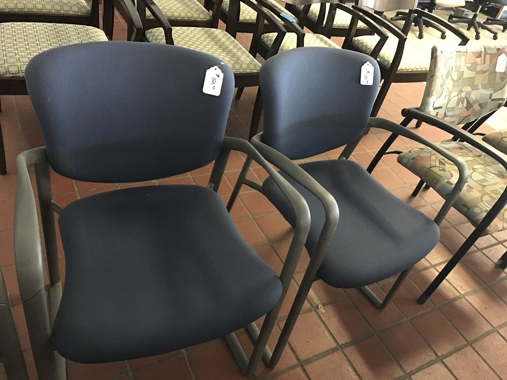 Haworth Improve Guest Chair- Blue