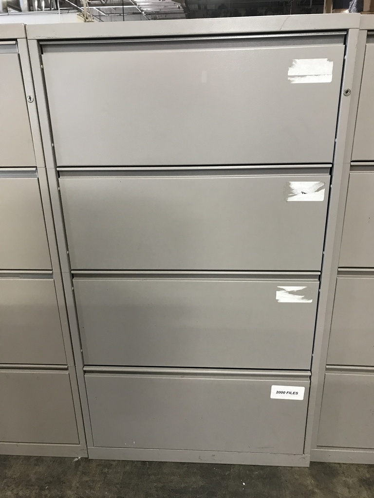 30" 3 Drawer Lateral Grey
