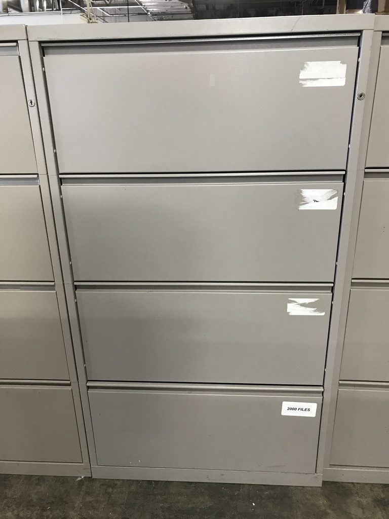 30" 4 Drawer Lateral Grey