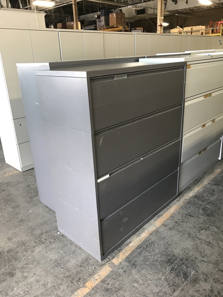 42" 4 Drawer Lateral Grey