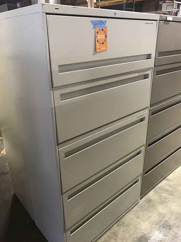 36" 5 Drawer Lateral Putty 