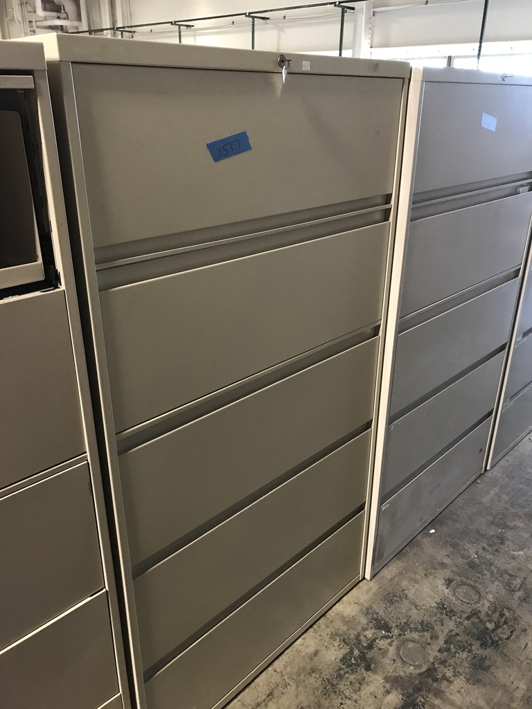 36" 5 Drawer Lateral Tan