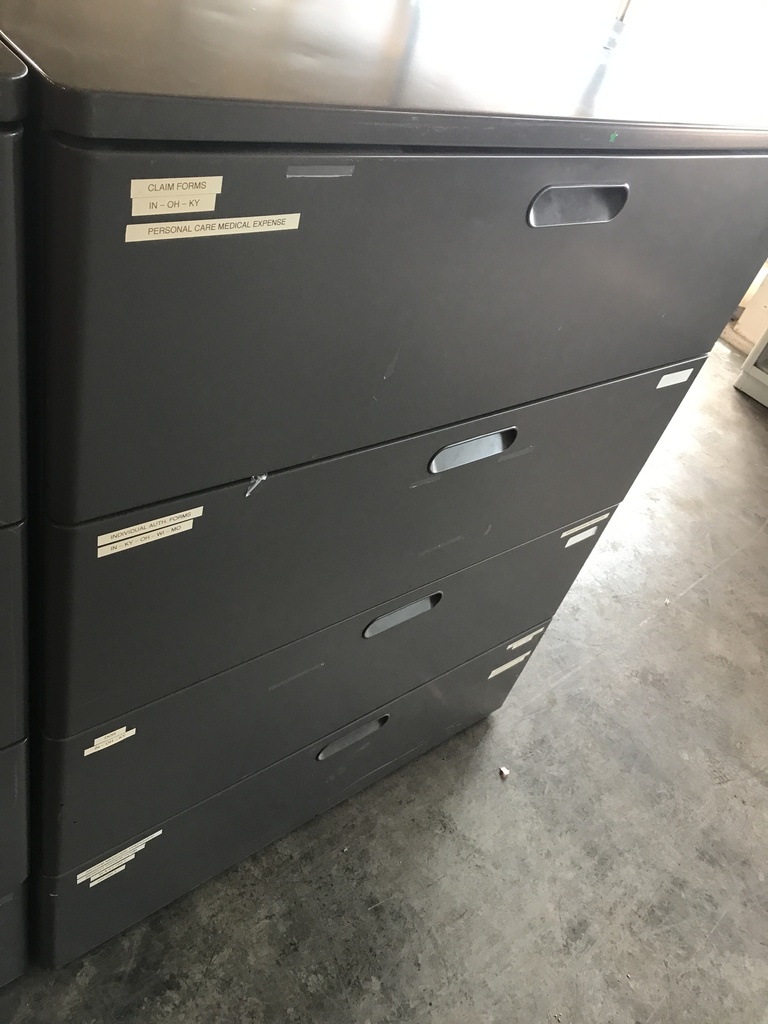 42" 4 Drawer Lateral grey
