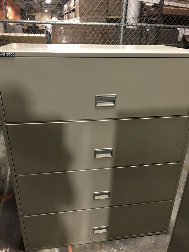 42" Schwab 4 Drawer Lateral Fire Proof 