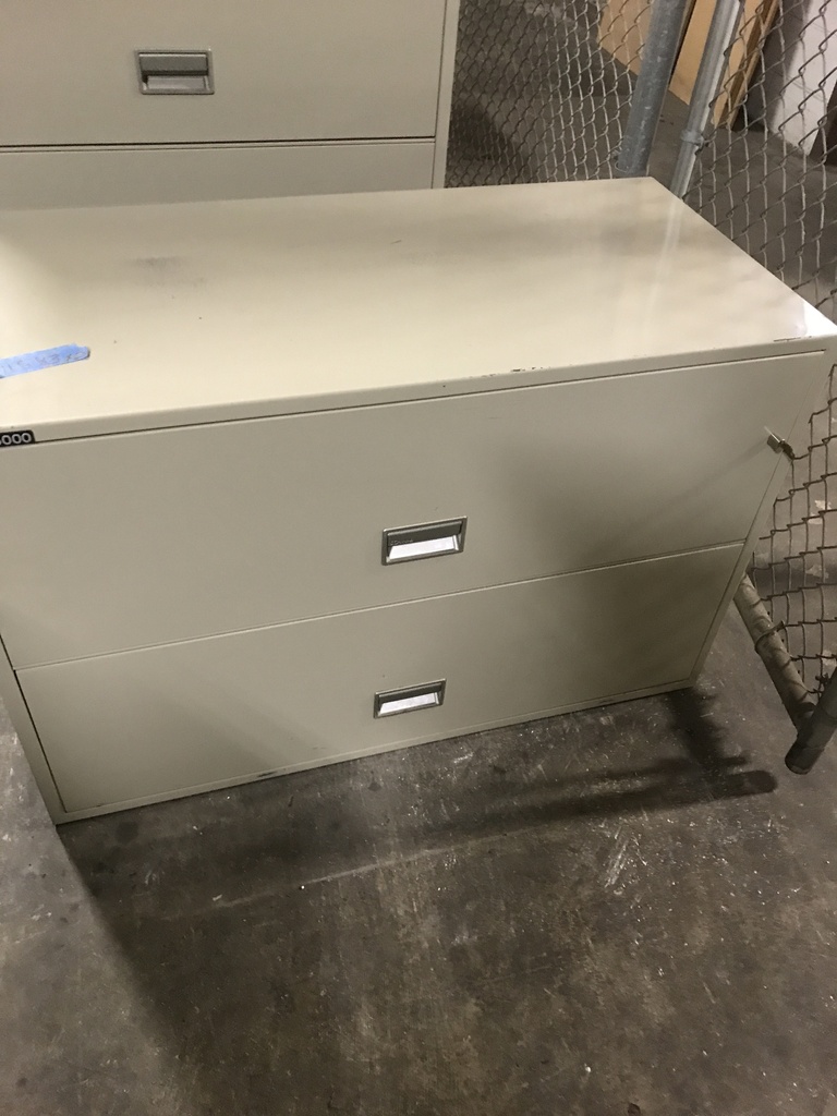 43" Schwab 2 Drawer Lateral Fire Proof