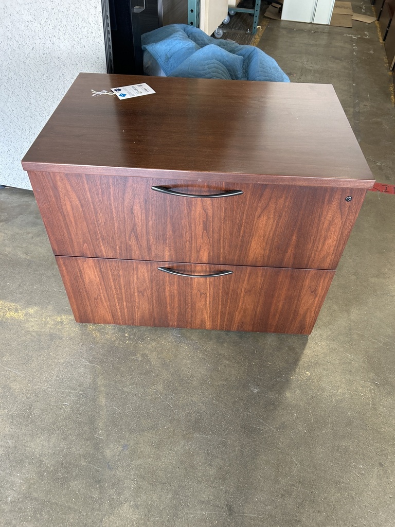 2 Drawer 36" Kimball Lateral File Cabinet