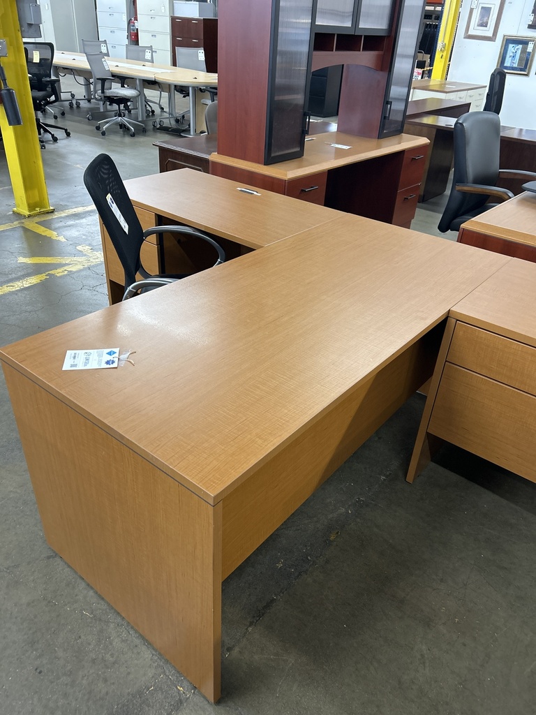 30x66 Honey LH L-Desk 