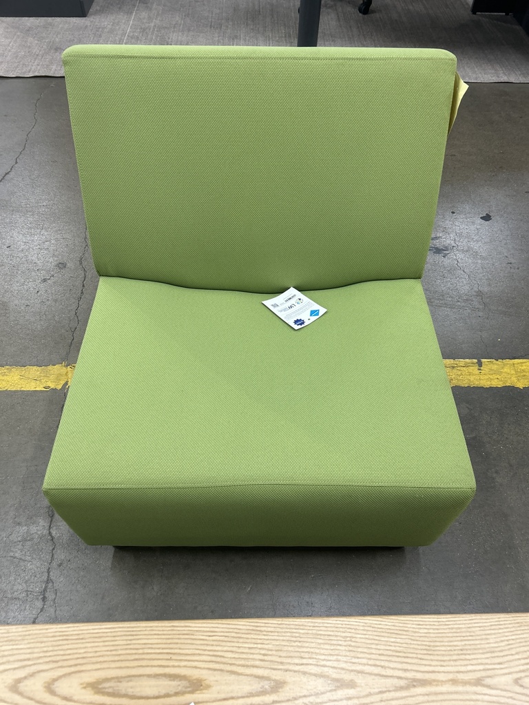 Herman Miller Lobby Chair No Arms (Lime Green)