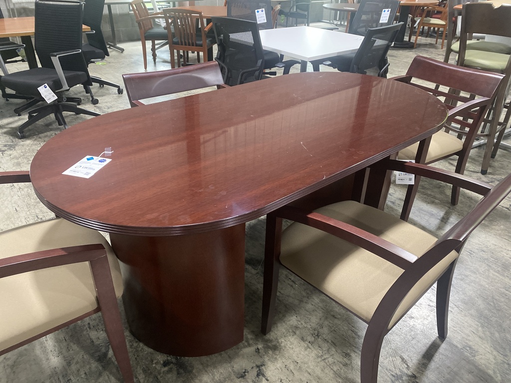 6ft Mahogany Conference Table