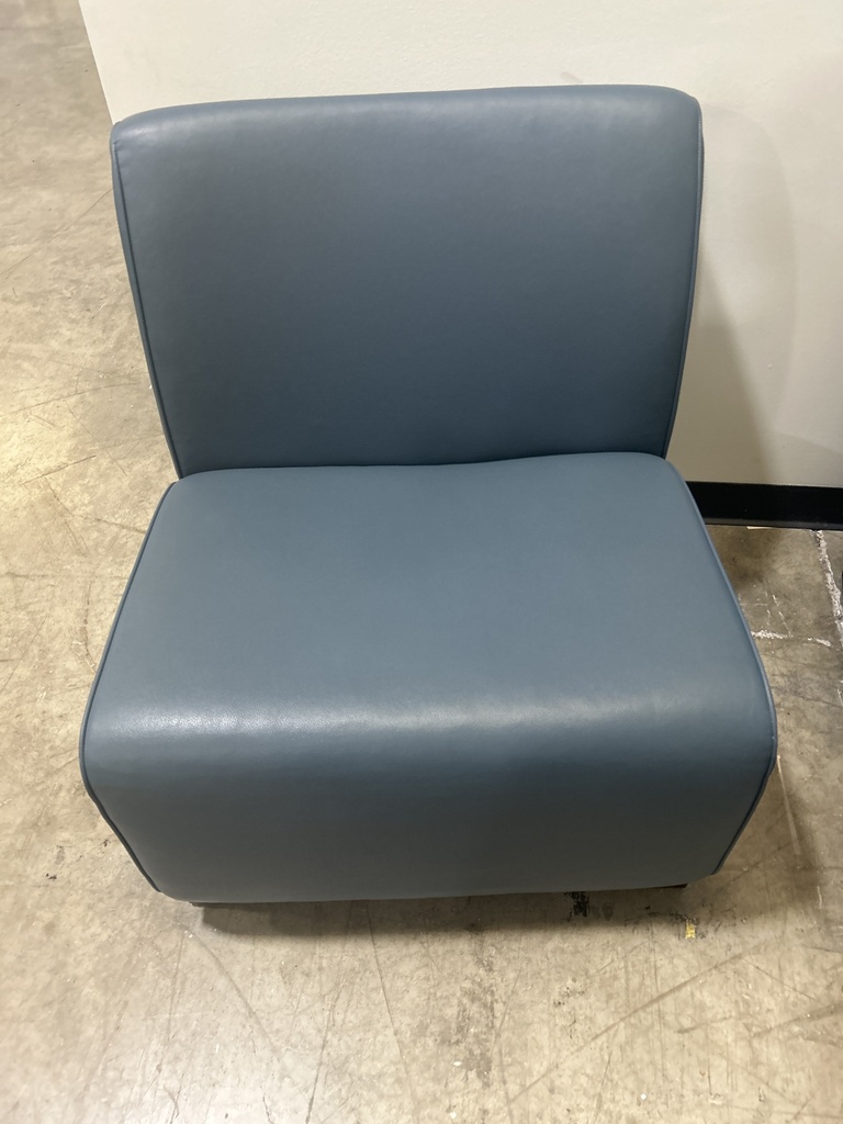 Turnstone Club Chair - Light Blue Leather