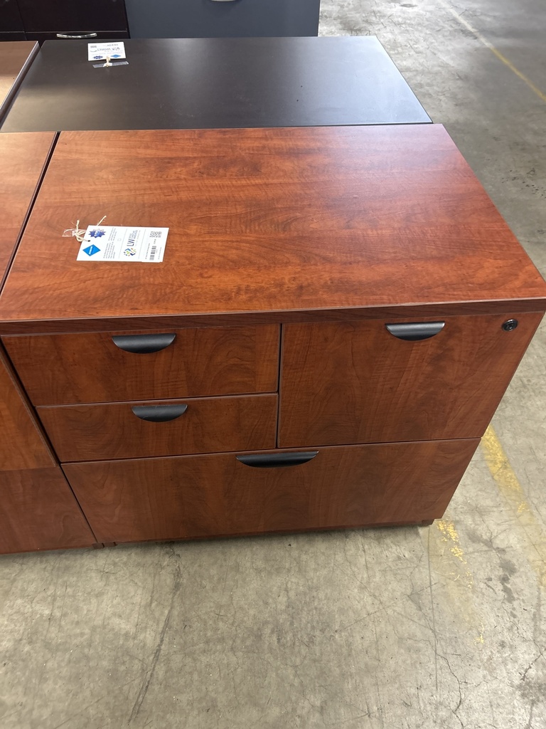 30" Cherry Multi File Storage Cabinet 