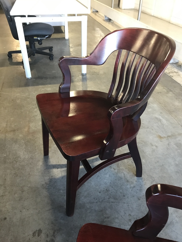 Traditional Wood Guest Chair mahogany