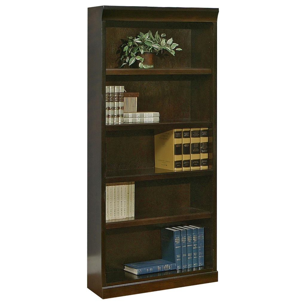 COE 72" High Open Bookcase Espresso 