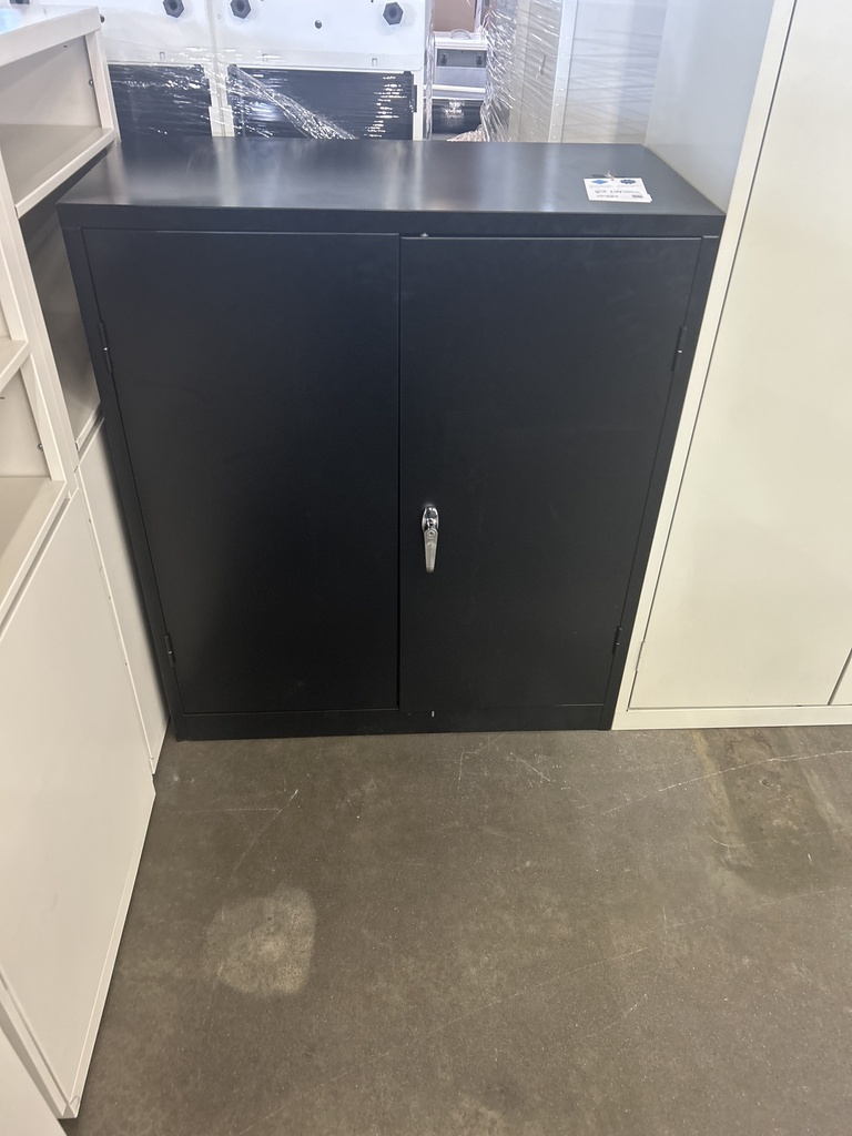 Black 42" Storage Cabinet 