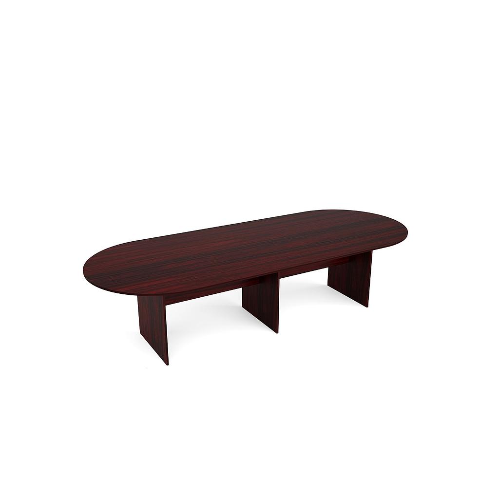 Euroline Racetrack Conference Table 10' Mahogany