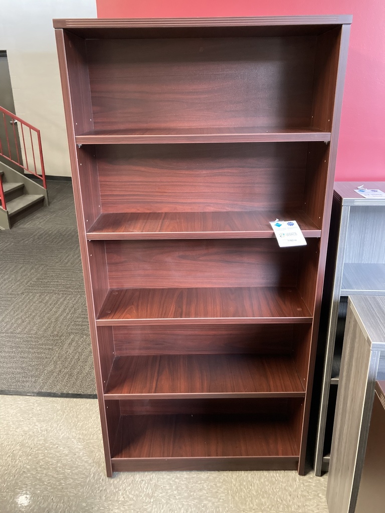 Euroline 69" Bookcase Mahogany