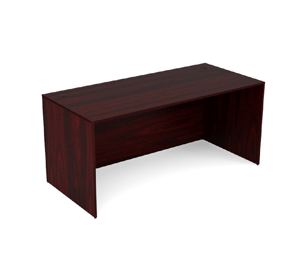 Euroline 30x66 desk shell Mahogany