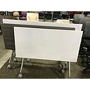 Euroline 24x72 White Nesting Wheeled Training Table