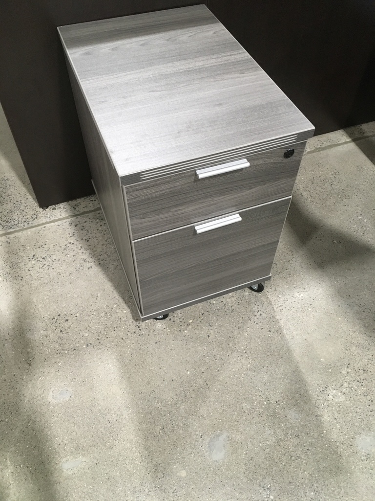 Euroline Mobile Box File Pedestal Grey