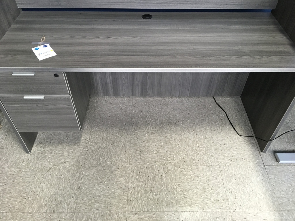 Euroline 24x66 Credenza Grey Single Ped