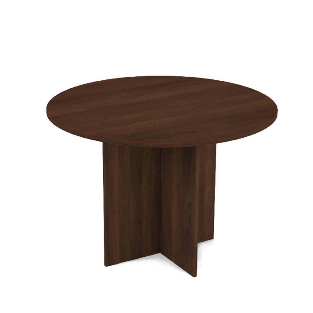 Euroline 36" round table Walnut