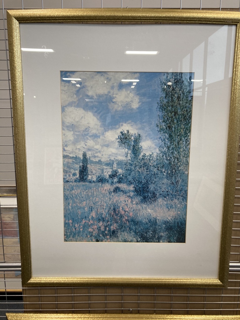 Gold Framed Watercolor Art 1