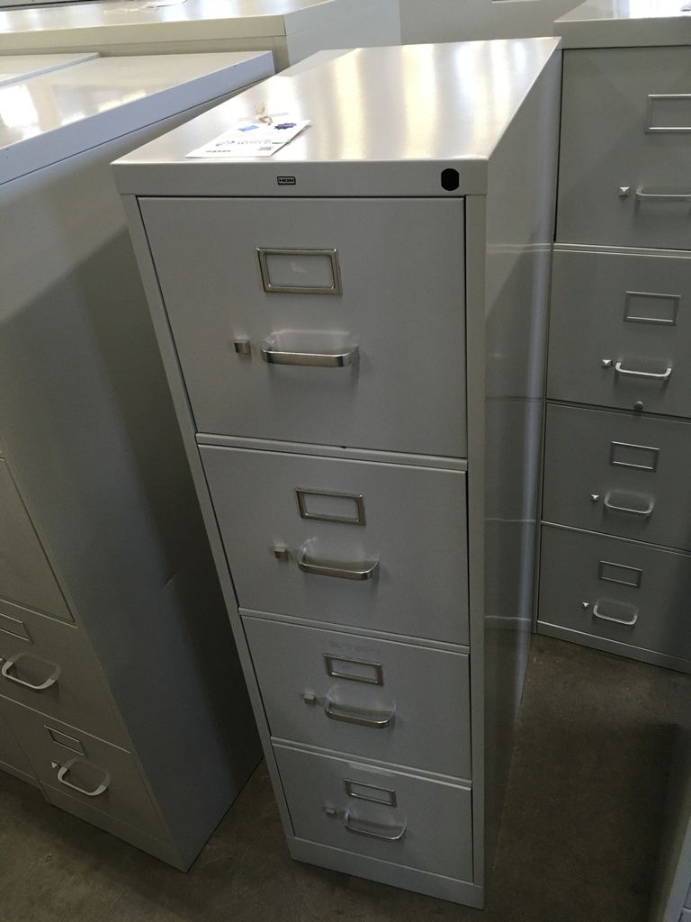 Hon 4 Drawer Vertical File Gray