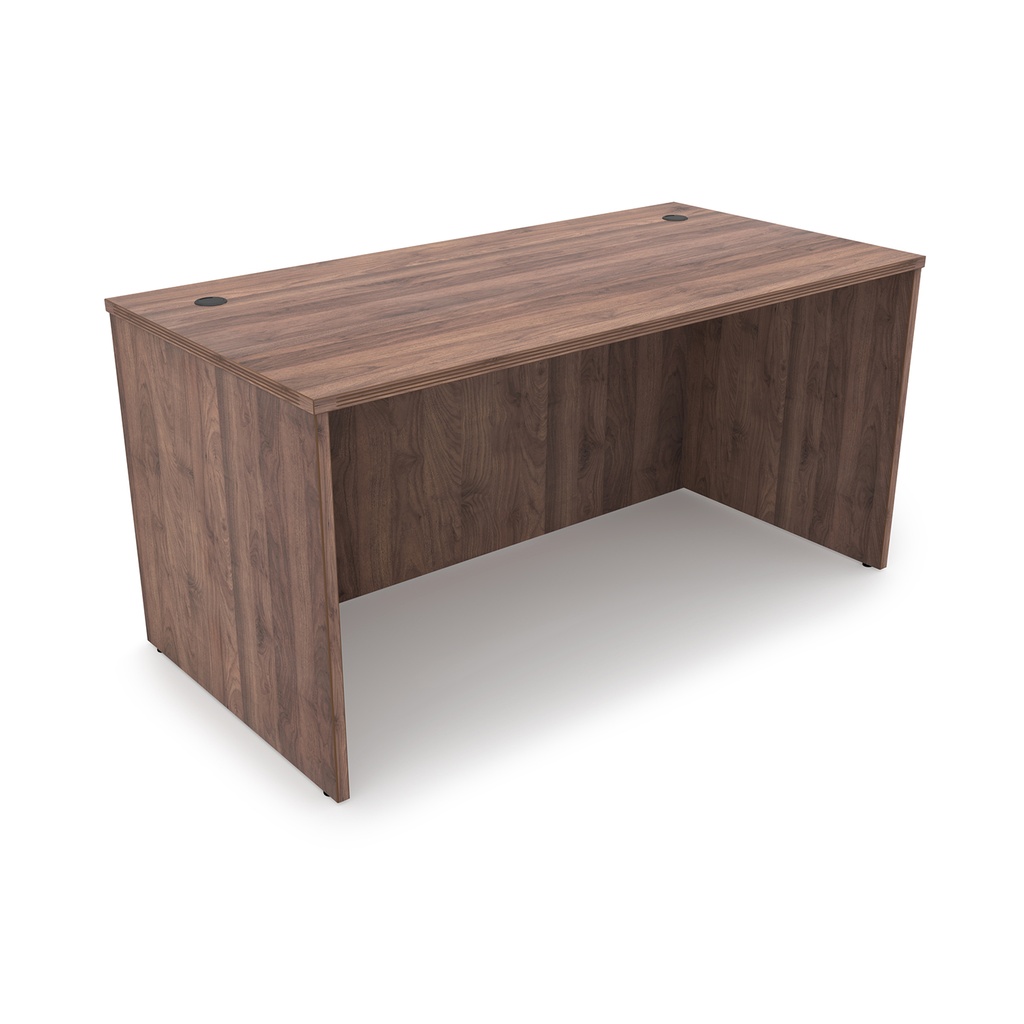 Euroline 36x71 Shell Desk Walnut