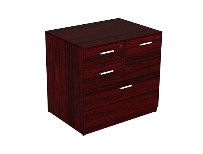 Euroline 30" Multi-File Lateral Mahogany