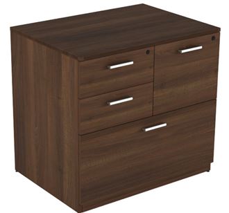 Euroline 30" Multi-File Lateral Walnut