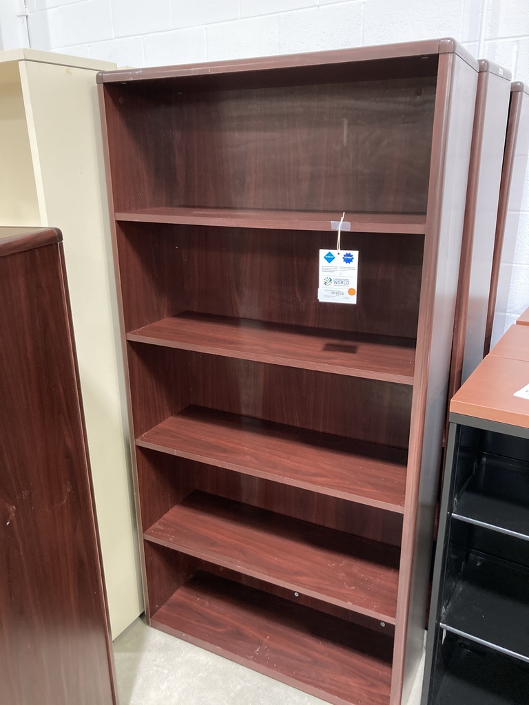 36x71 Hon Bookshelf Mahogany