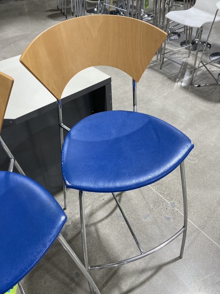 Allermuir Stools (Blue Seat)