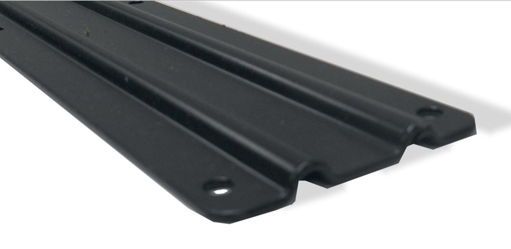 Work Surface Stiffener Support Channel 48" Black