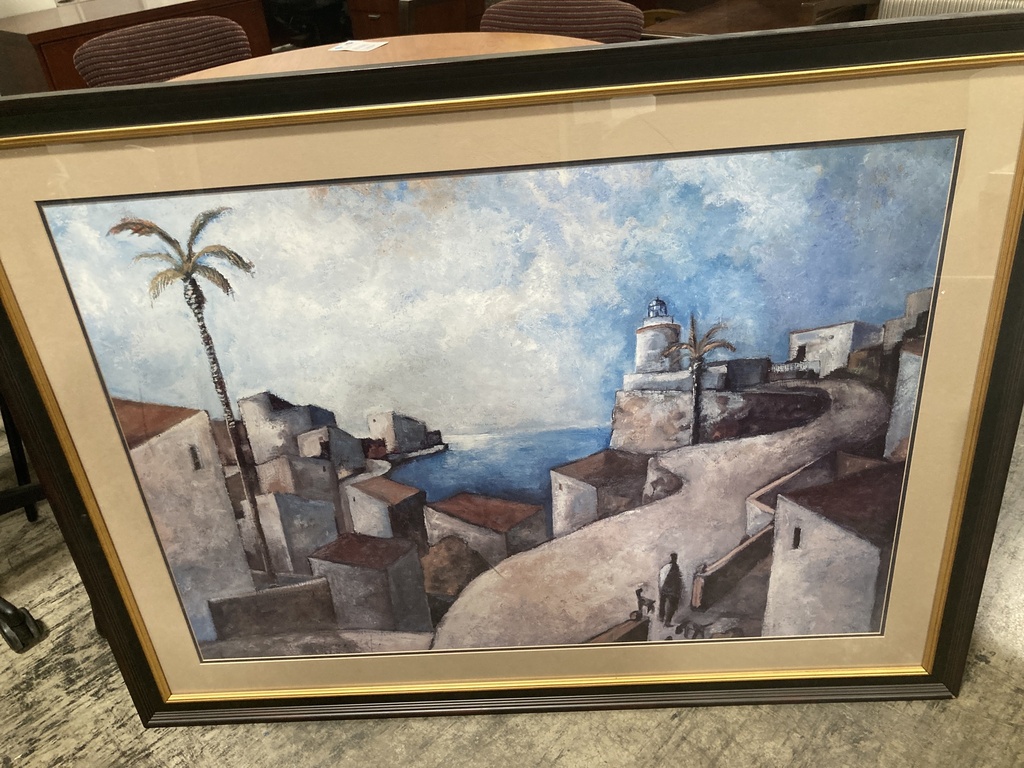 Art - 51"x39" Framed Island