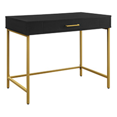 36" Writing Desk Black- Cubby -NEW*List $450*