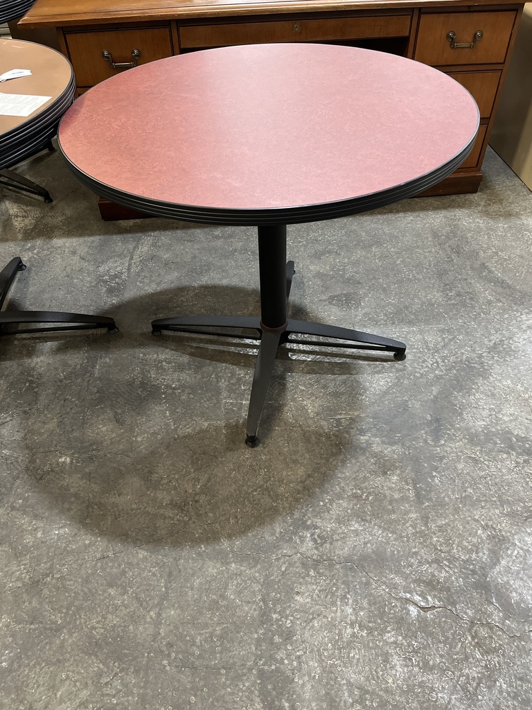 36" Round Cafe Table Cherry Top