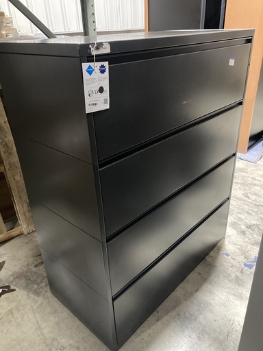 42" Dark Grey - 4 Drawer Lateral File