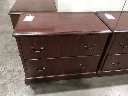 36" 2 Dr Traditional Lateral File Mahogany