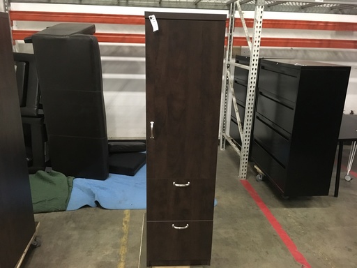 18"x68" FF Stg/Warobe Cabinet RH Mocha