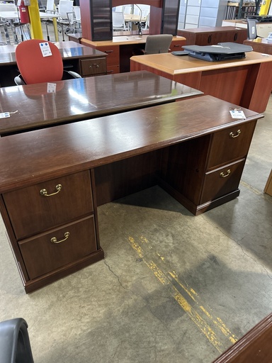 21X72 Traditional Working Credenza  Veneer