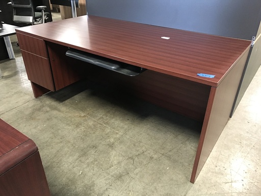 36x72 Sgl Ped Desk- Cherry