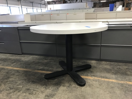 41" Round Cream Break Room Table 